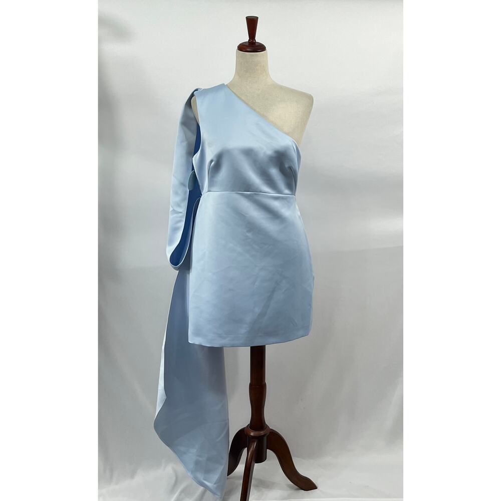 HILL HOUSE Sz 6 Eden Dress Powder Blue NWT - Picture 2 of 13